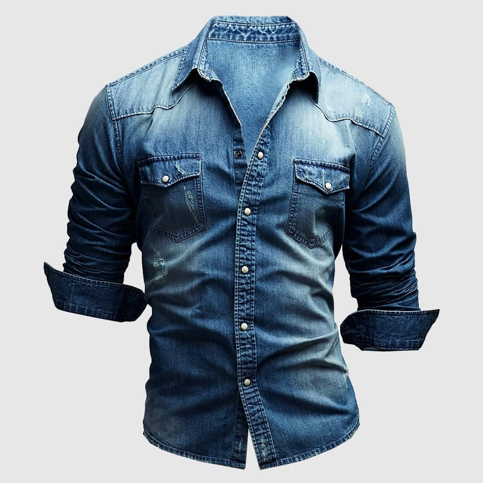 Valerio - Chemise En Denim Élégante