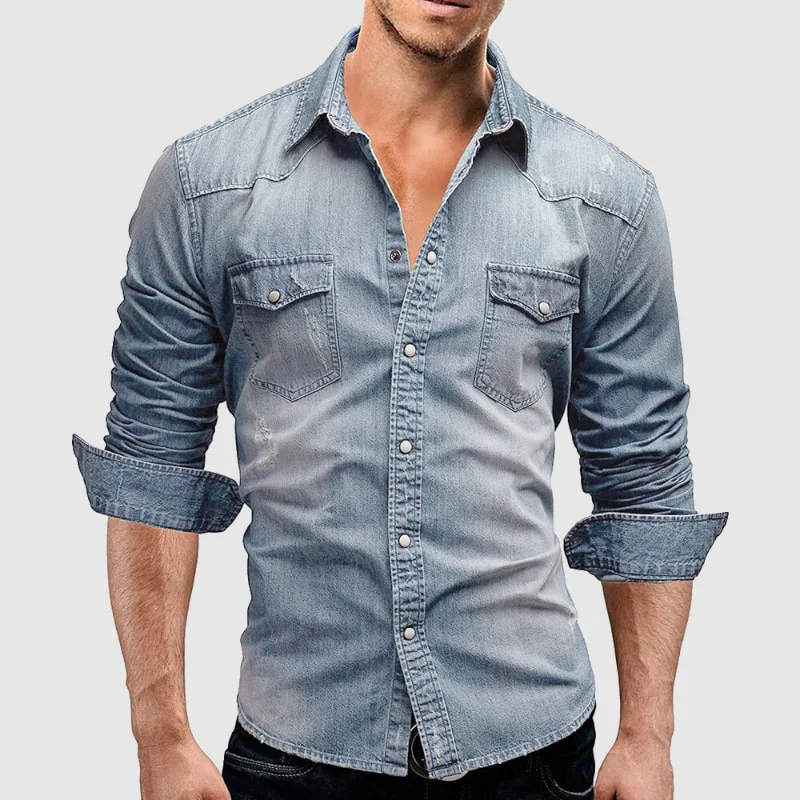 Valerio - Chemise En Denim Élégante