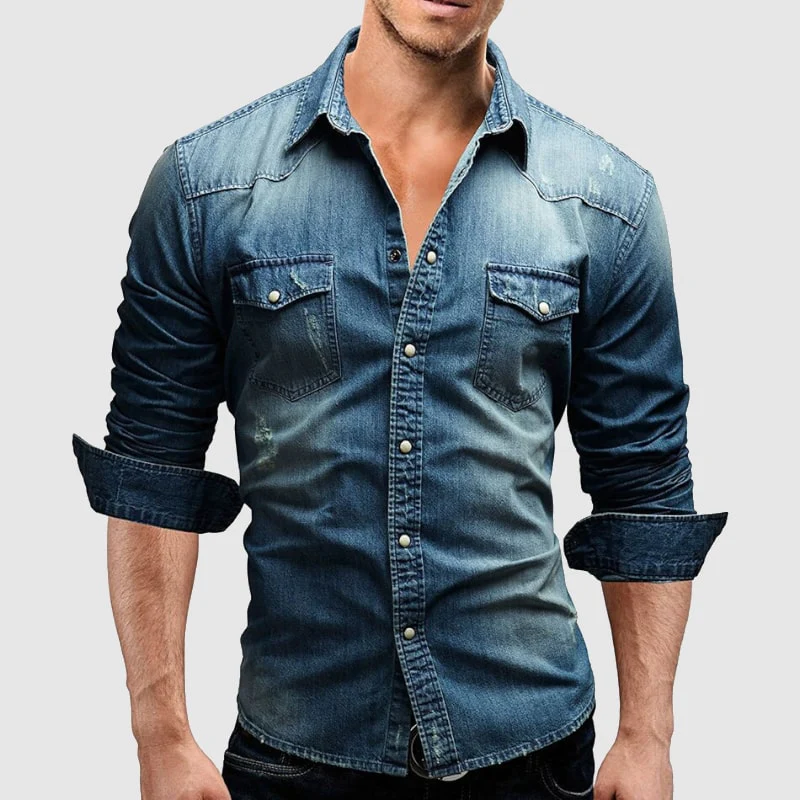 Valerio - Chemise En Denim Élégante