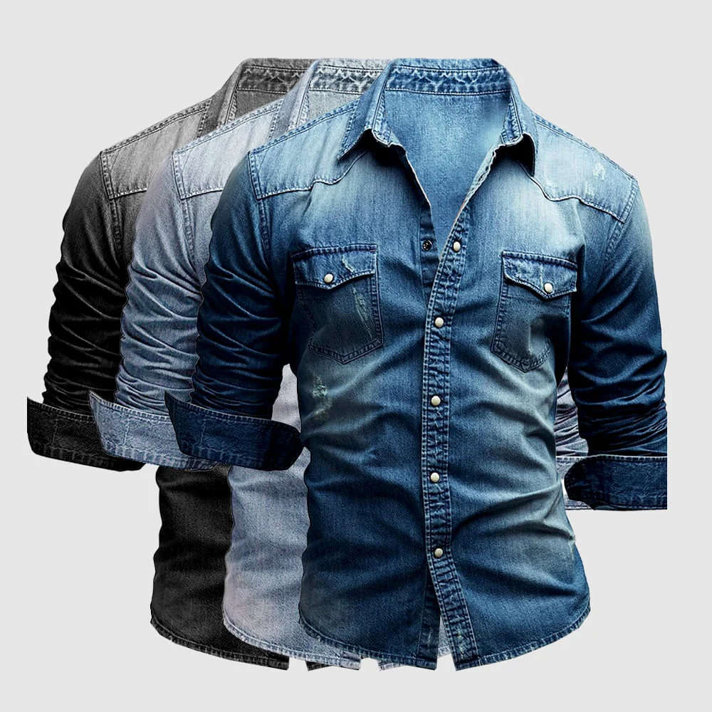 Valerio - Chemise En Denim Élégante